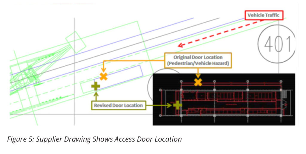Supplier Drawing Showing Access Door Location
